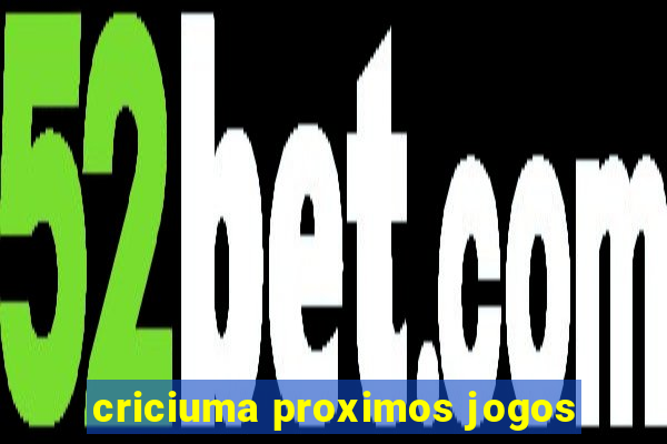 criciuma proximos jogos